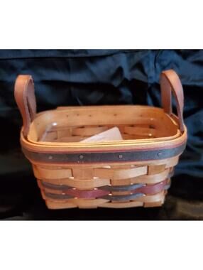 1993 Longaberger All Star Trio Basket Combo Stars & Stripes & Liner